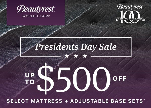 Beautyrest World Class save up to $500